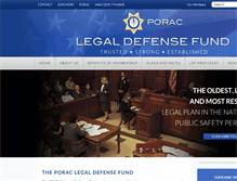 Tablet Screenshot of poracldf.org